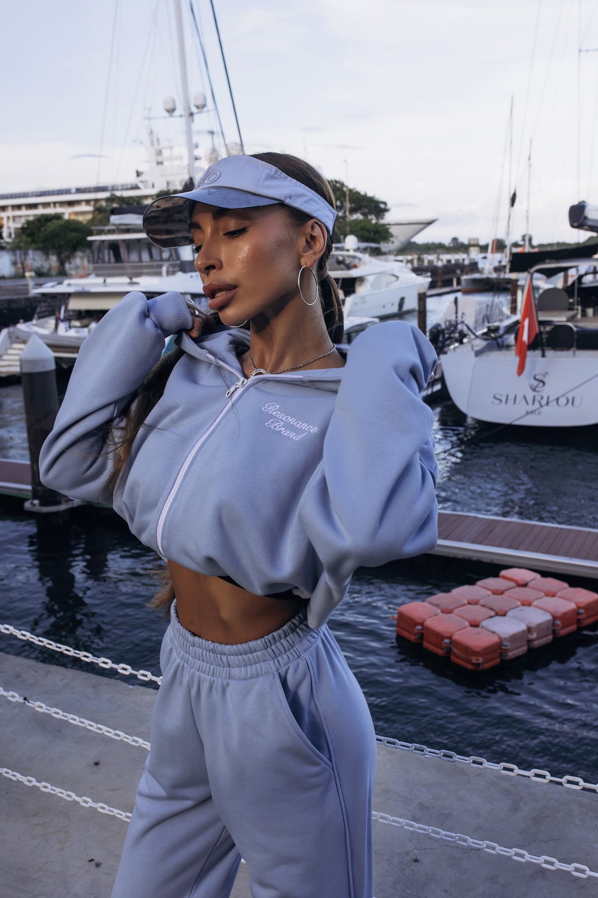 Crop Hoodie VIBE