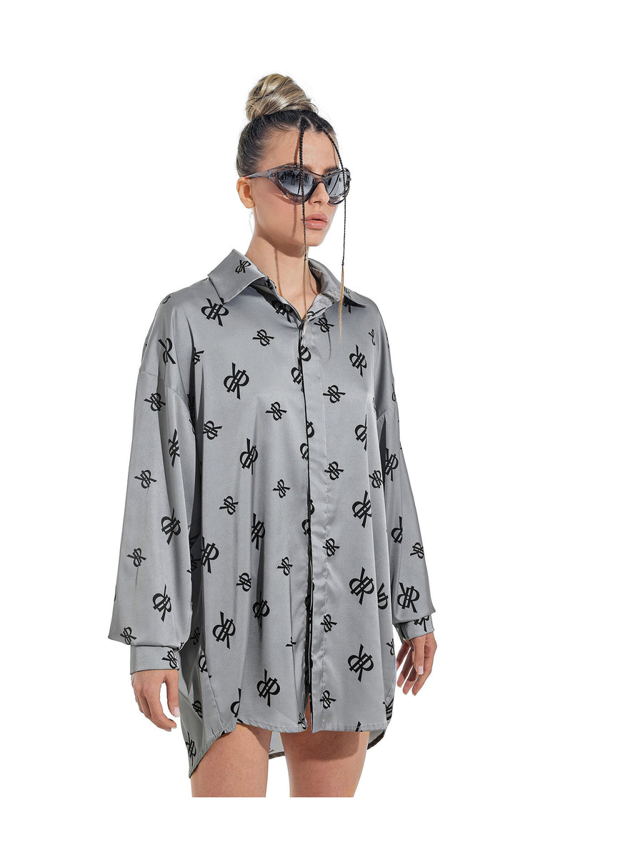 Shirt SILK WAY OS Grey