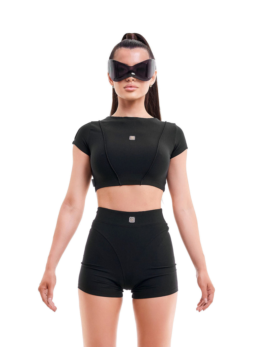 Crop T-Shirt PRIDE 2.0 Black