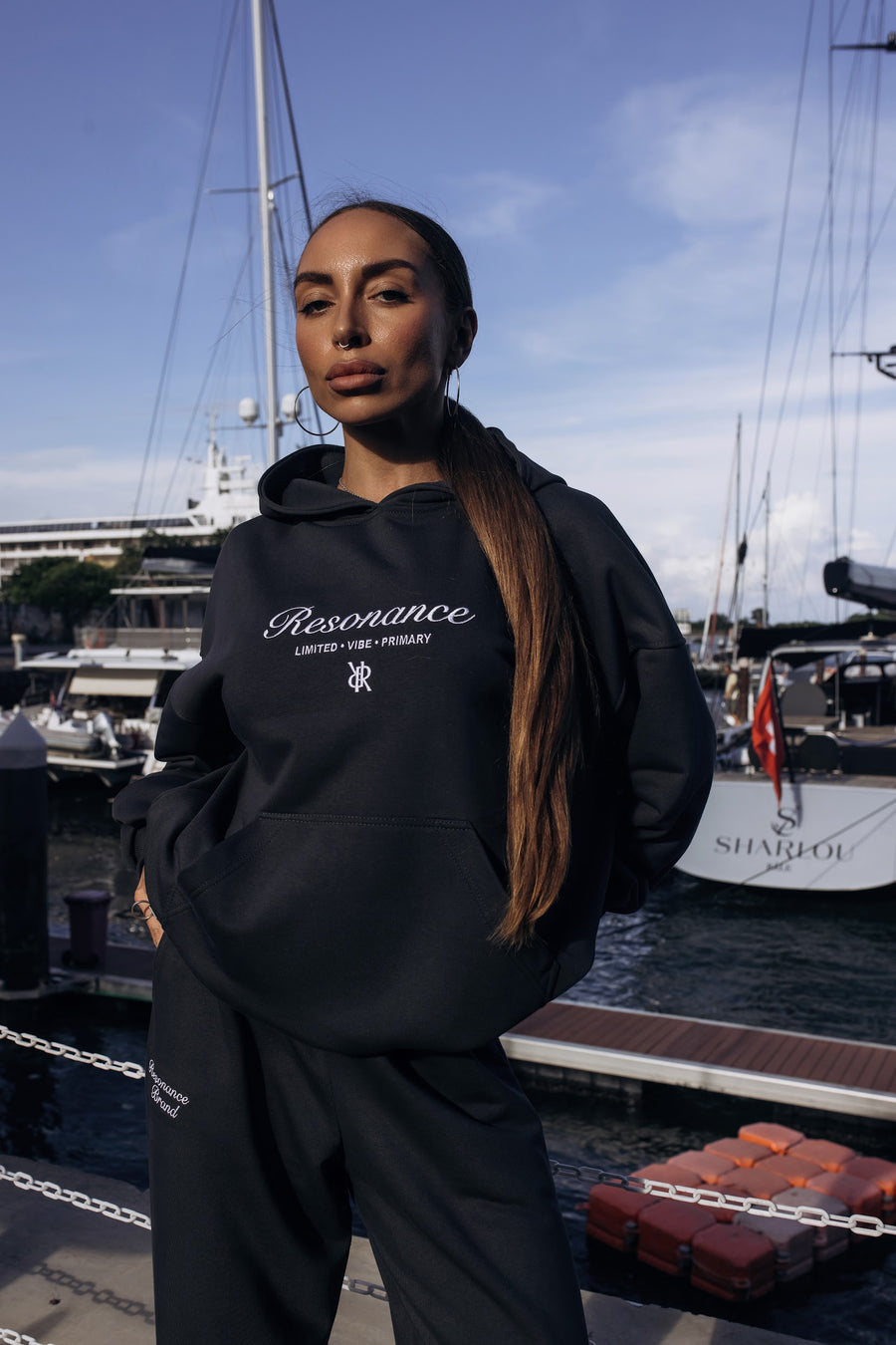 Hoodie VIBE Graphite