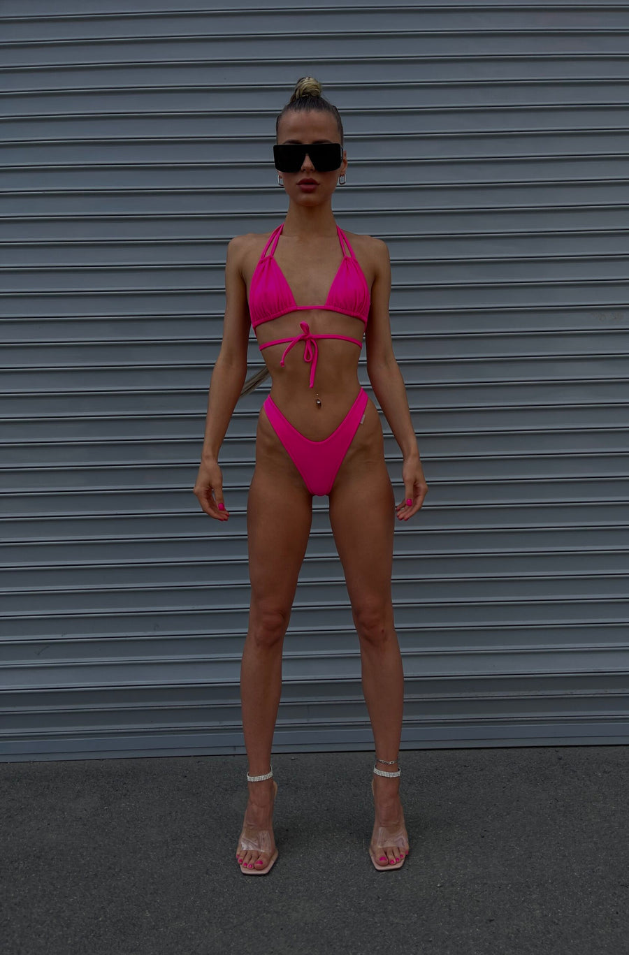 SWIM Bikini String Pink Neon
