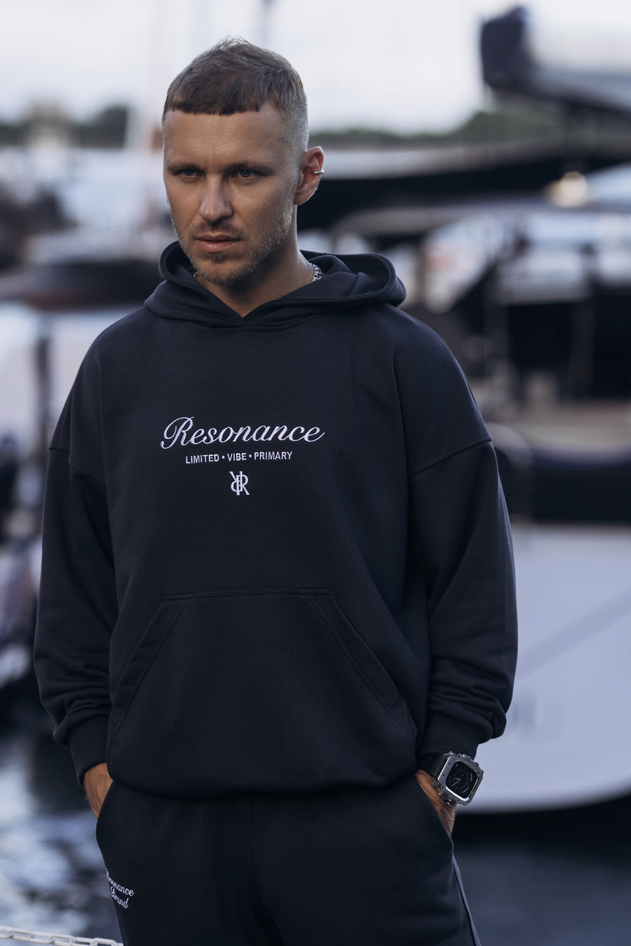 Hoodie VIBE Graphite