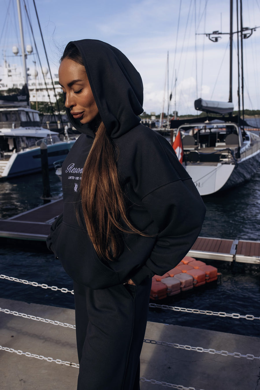 Hoodie VIBE Graphite