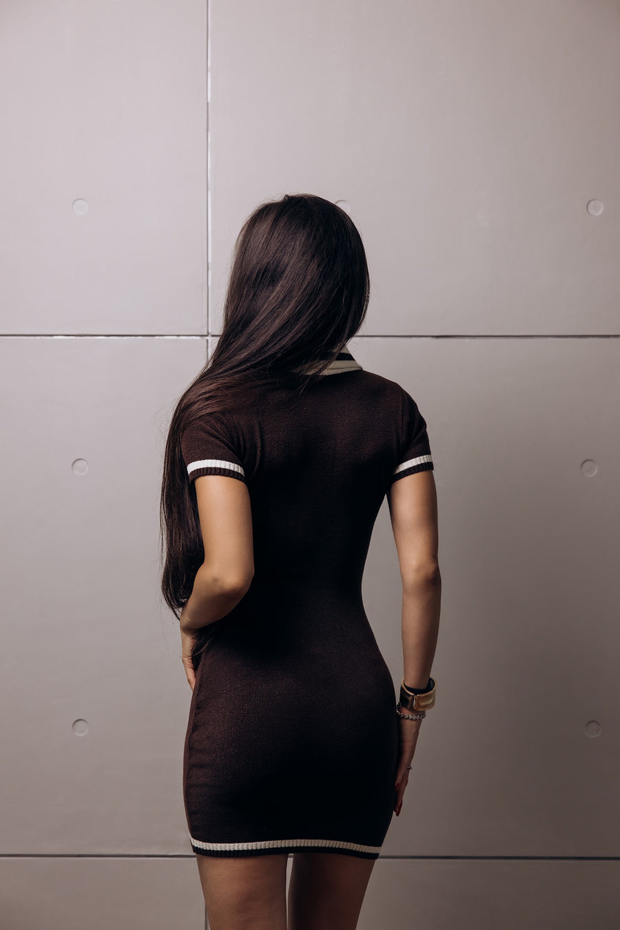 Dress Polo PARADISE Brown