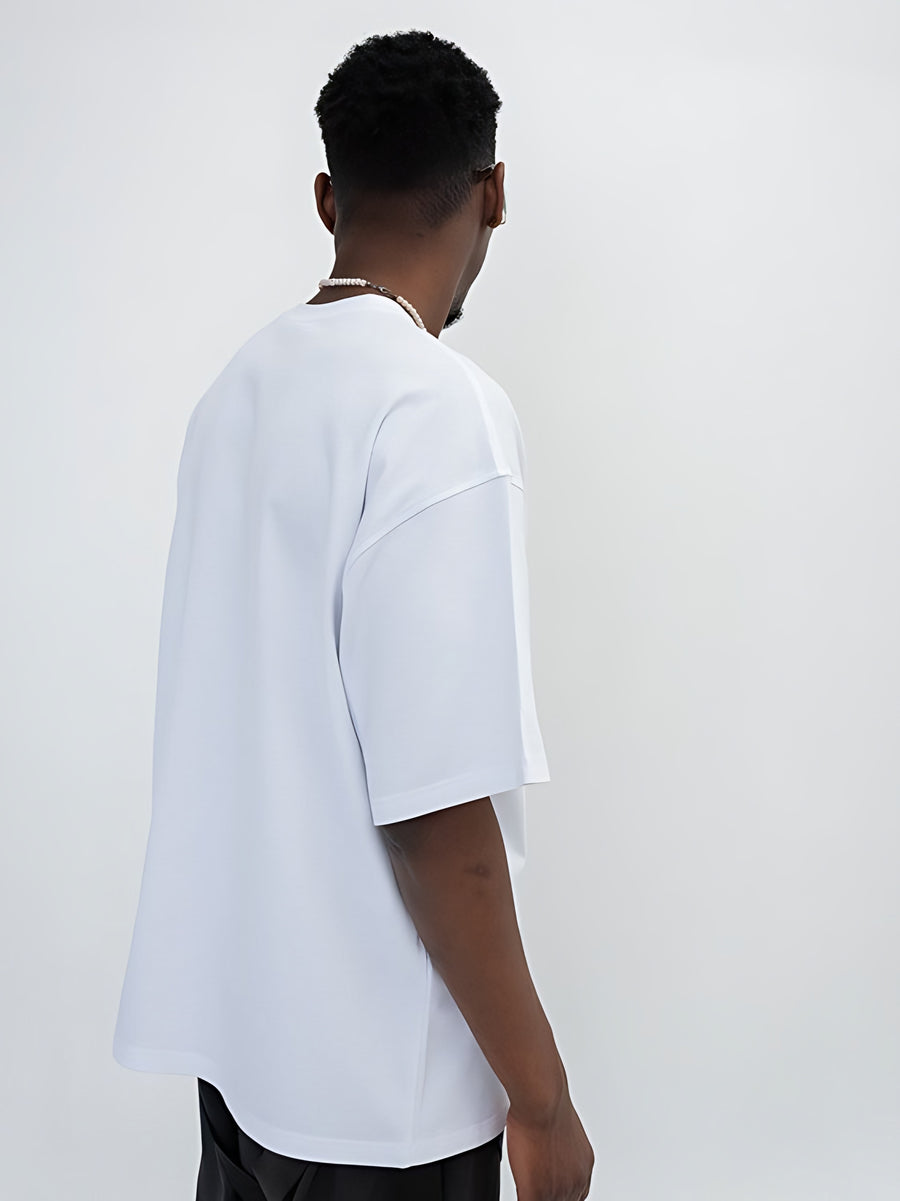 T-Shirt OVER BASE White