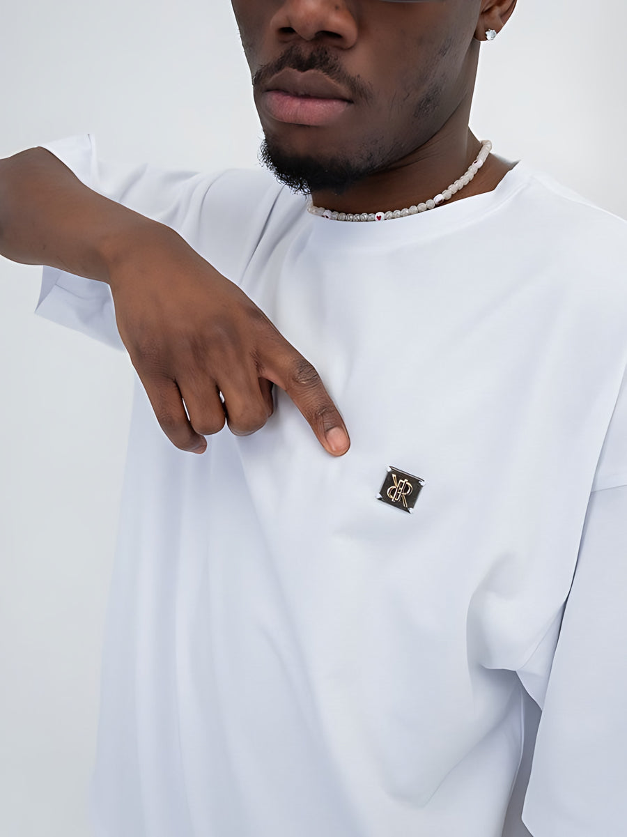 T-Shirt OVER BASE White